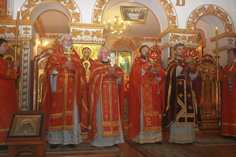 Престольный праздник Храма в День Св. Вмч. и Целителя Пантелеимона в 2013 г.