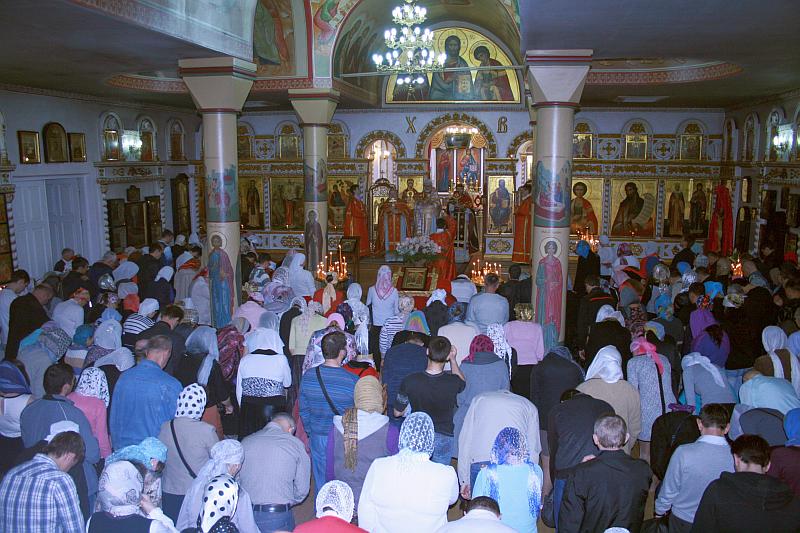 Пасхальное Богослужение в харме Св. Вмч. и Целителя Пантелеимона