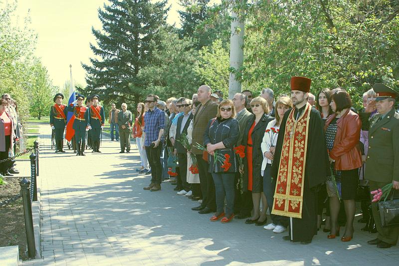 Траурные мероприятия в память 28-летней годовщине аварии на Чернобыльской АЭС.