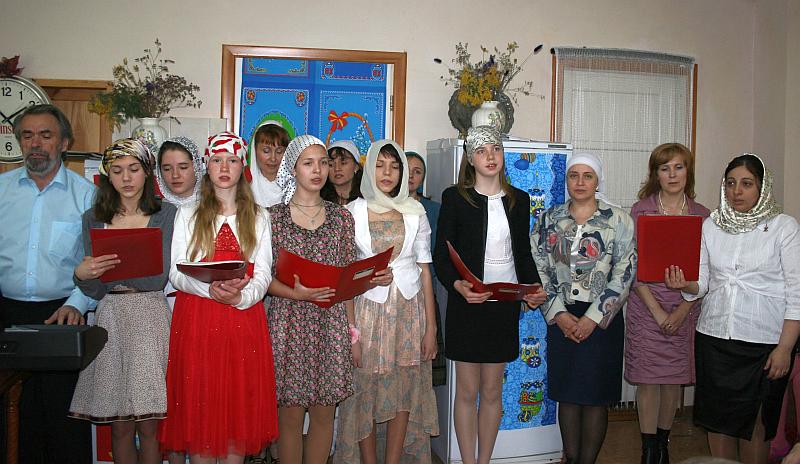 Пасхальный концерт в храме Святого Великомученика и Целителя Пантелеимона. 2014