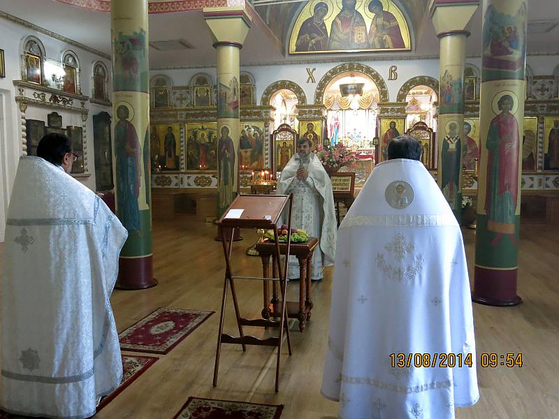 Божественная Литургия и панихида в сороковой день по кончине Блаженнейшего Владимира